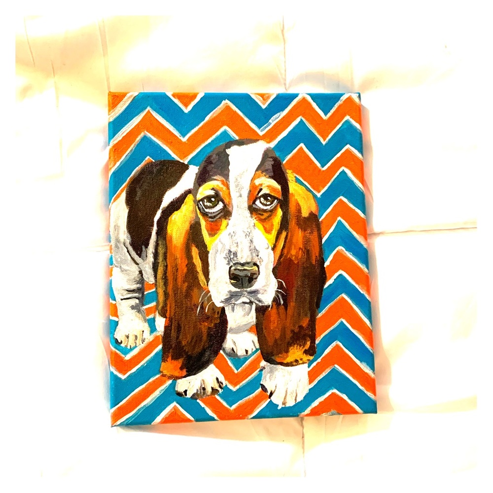 Wall art. Acrylic painting on canvas 8 x 10 inches